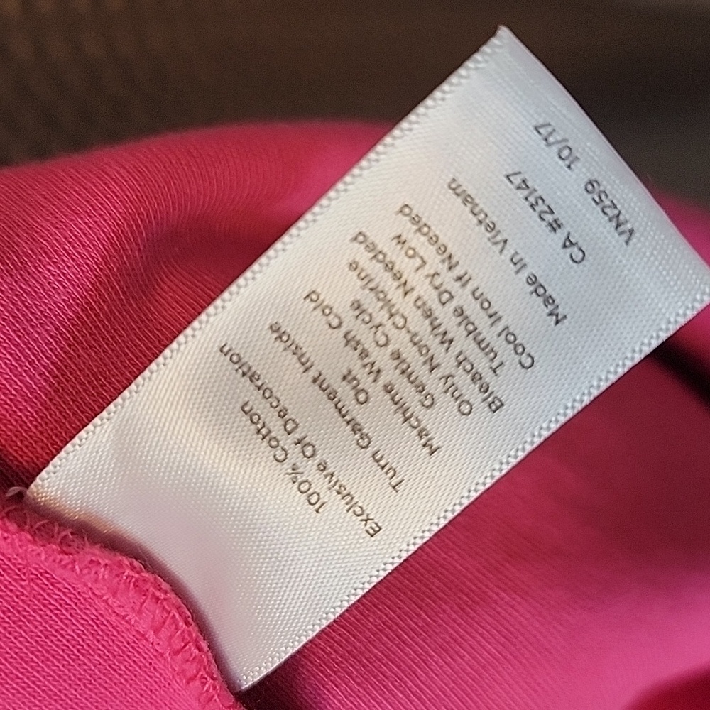 Talbots Cute Vintage Look Pink Shift Dress With Bow Size P - XS or 0/2 - Picture 5 of 5
